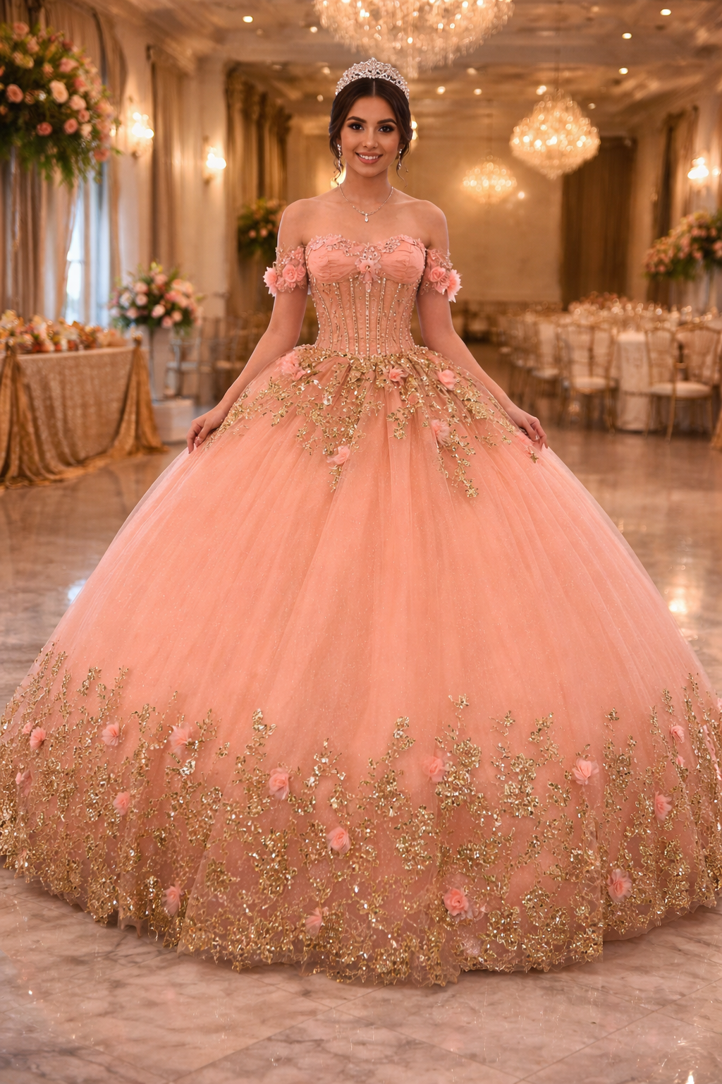 Victoria Dorada Corset Combo Dress
