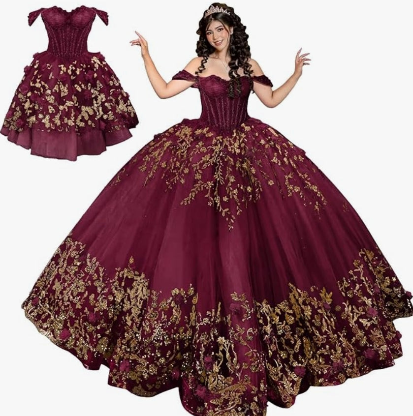 Victoria Dorada Corset Combo Dress