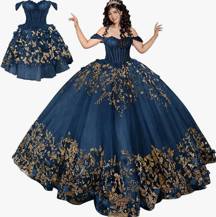 Victoria Dorada Corset Combo Dress