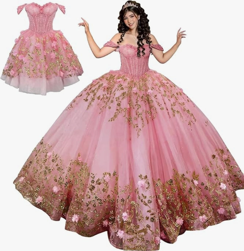 Victoria Dorada Corset Combo Dress