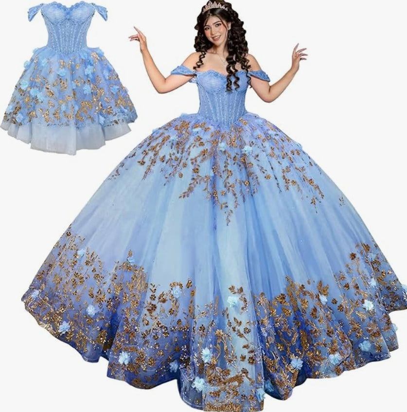 Victoria Dorada Corset Combo Dress
