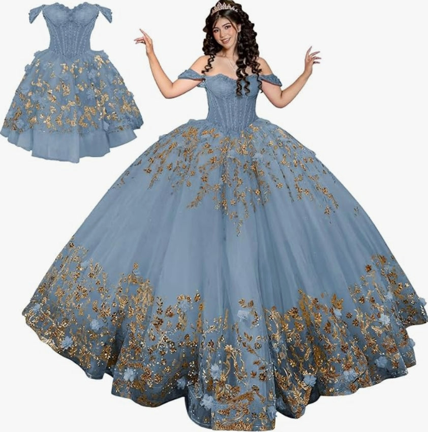 Victoria Dorada Corset Combo Dress